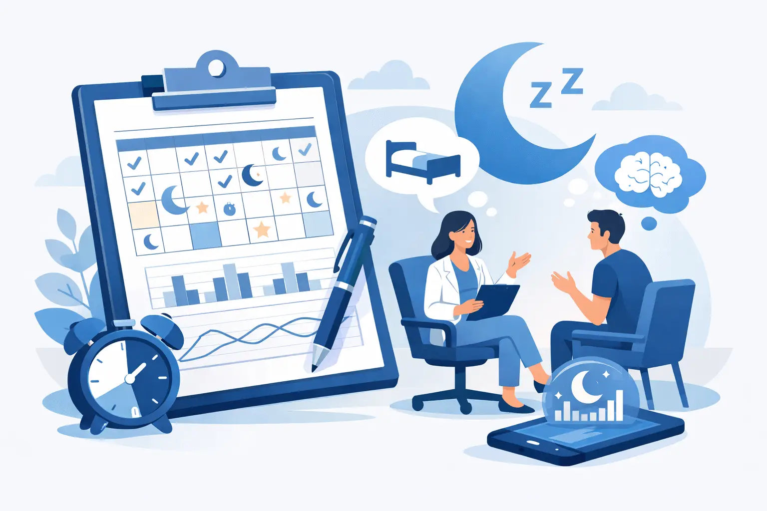 CBT-I Sleep Diary Template That Clinicians Use