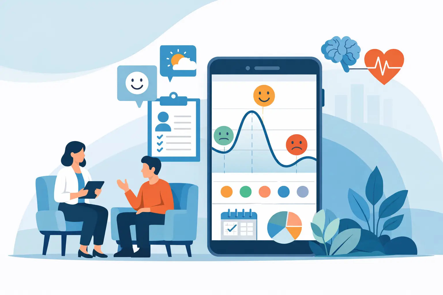 Mood Tracker for Therapy That Clinicians Use